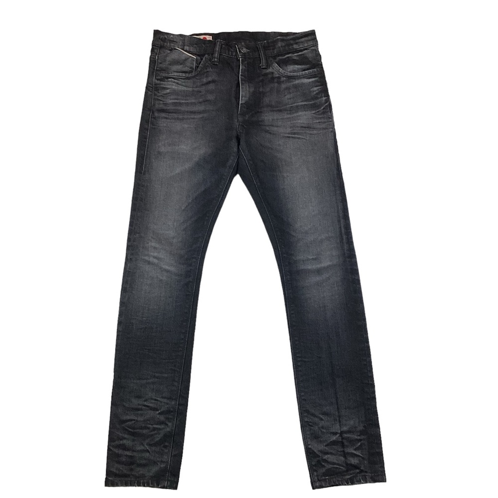 MATIAS Japan Distressed Selvedge Jeans Black